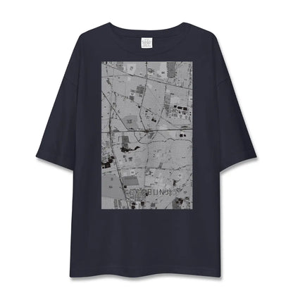 【国分寺（東京都）】地図柄ビッグシルエットTシャツ