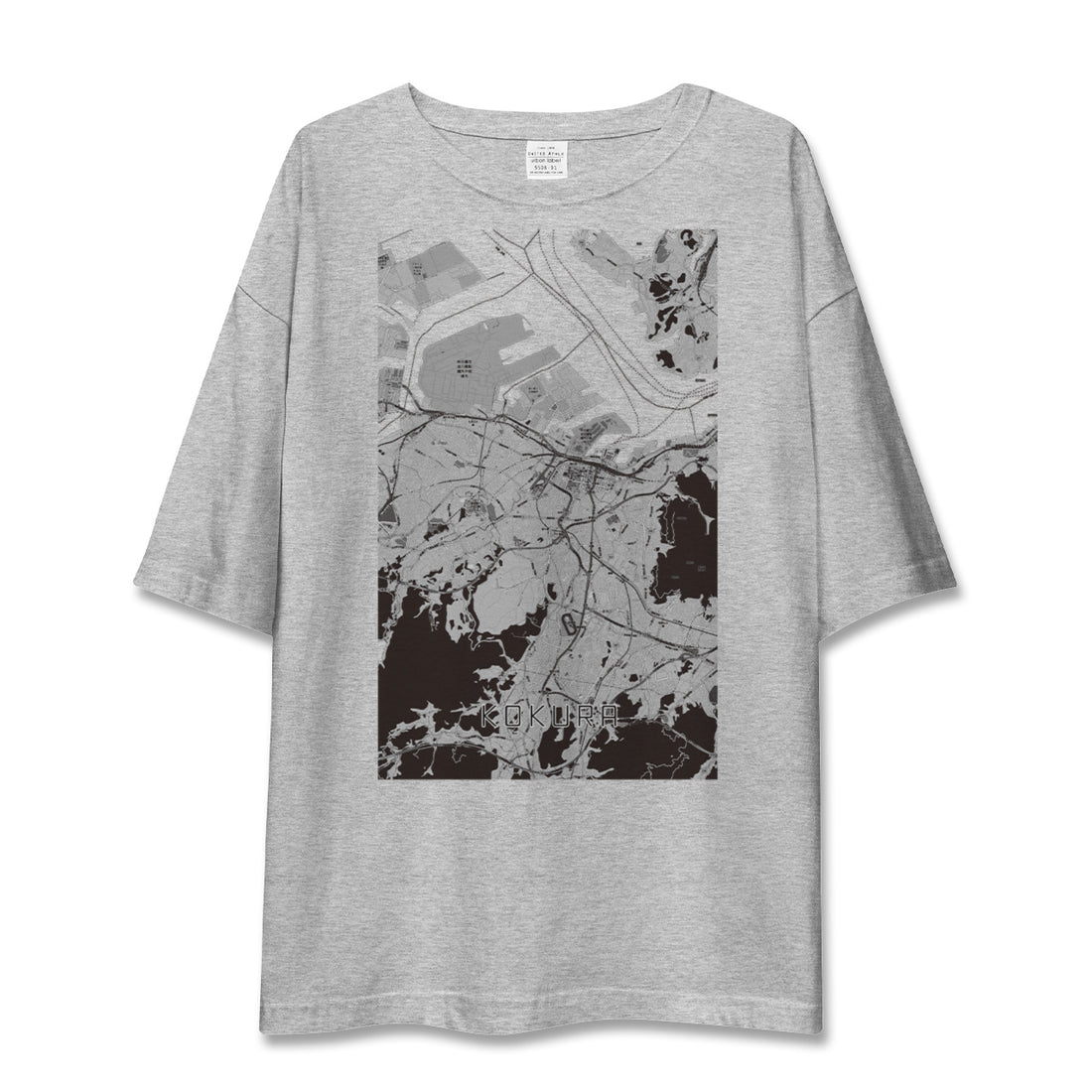 【小倉(福岡県)】地図柄ビッグシルエットTシャツ
