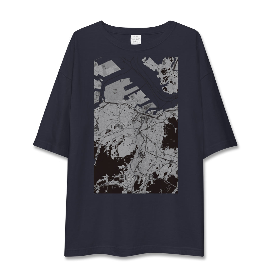 【小倉（福岡県）】地図柄ビッグシルエットTシャツ