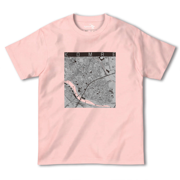 【狛江（東京都）】地図柄ヘビーウェイトTシャツ