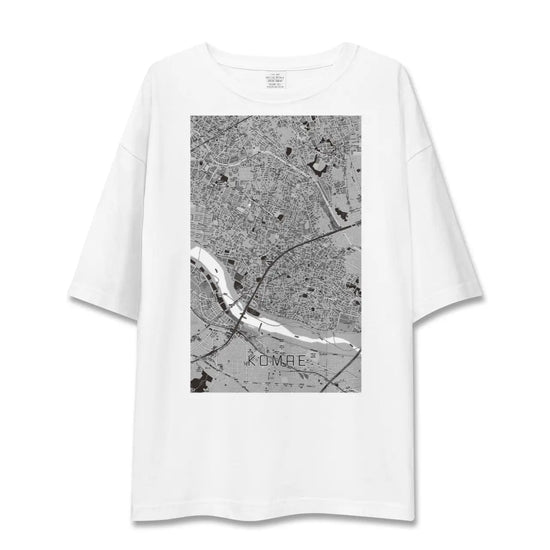 【狛江（東京都）】地図柄ビッグシルエットTシャツ