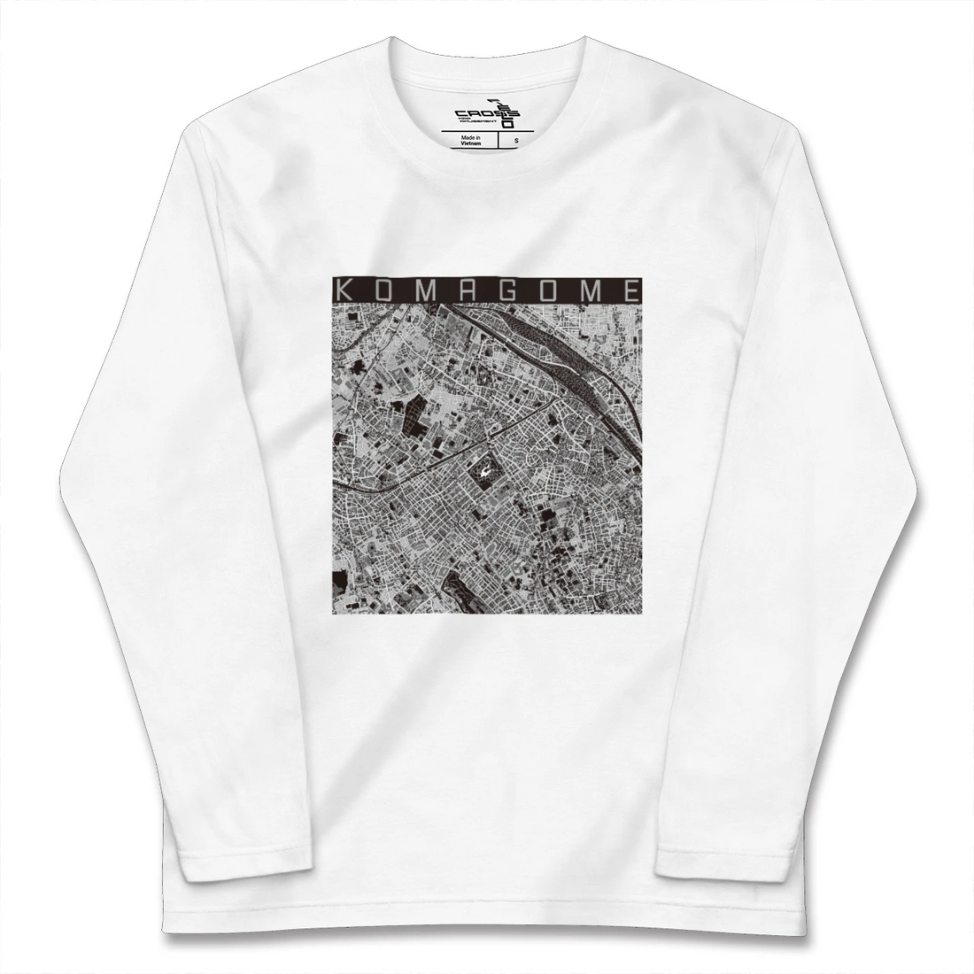 【駒込(東京都)】地図柄ロングスリーブTシャツ
