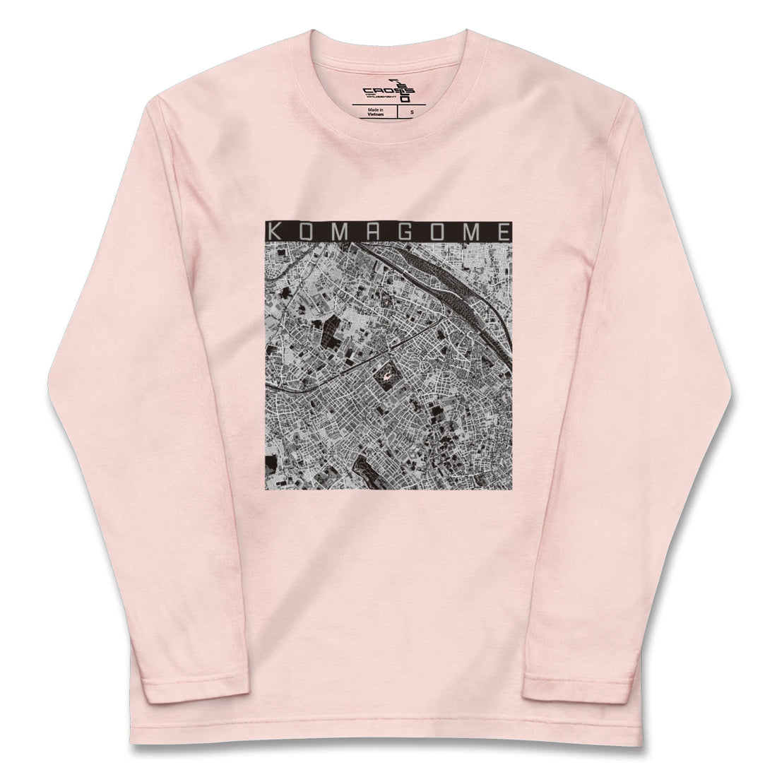 【駒込(東京都)】地図柄ロングスリーブTシャツ
