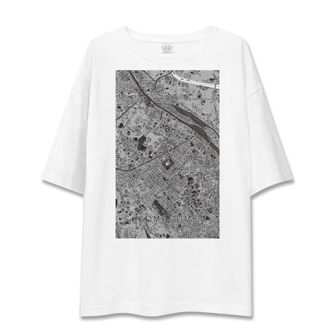 【駒込(東京都)】地図柄ビッグシルエットTシャツ