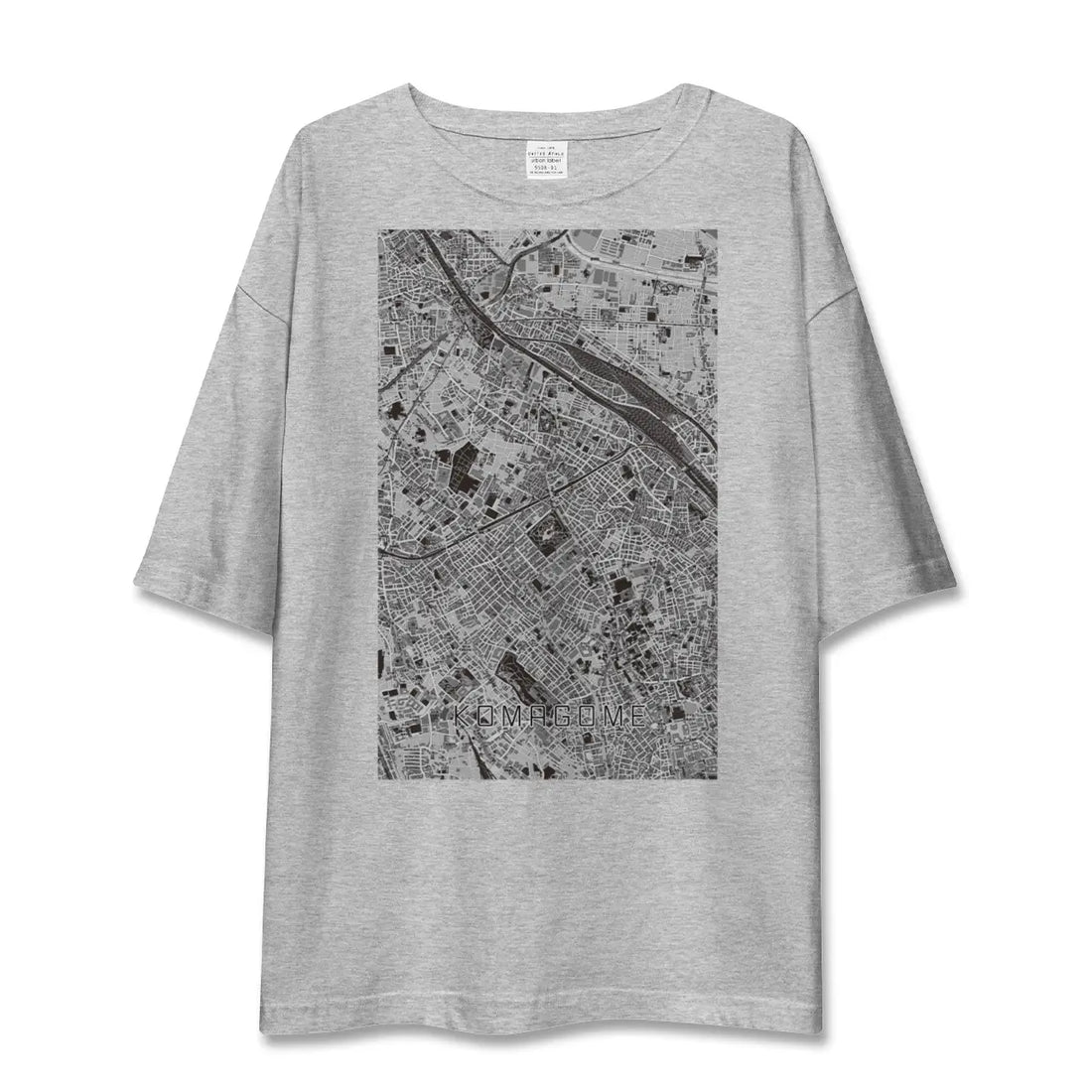 【駒込（東京都）】地図柄ビッグシルエットTシャツ