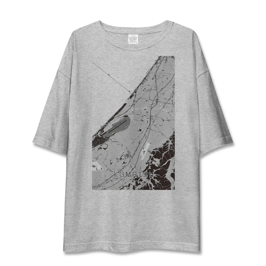 【小松(石川県)】地図柄ビッグシルエットTシャツ