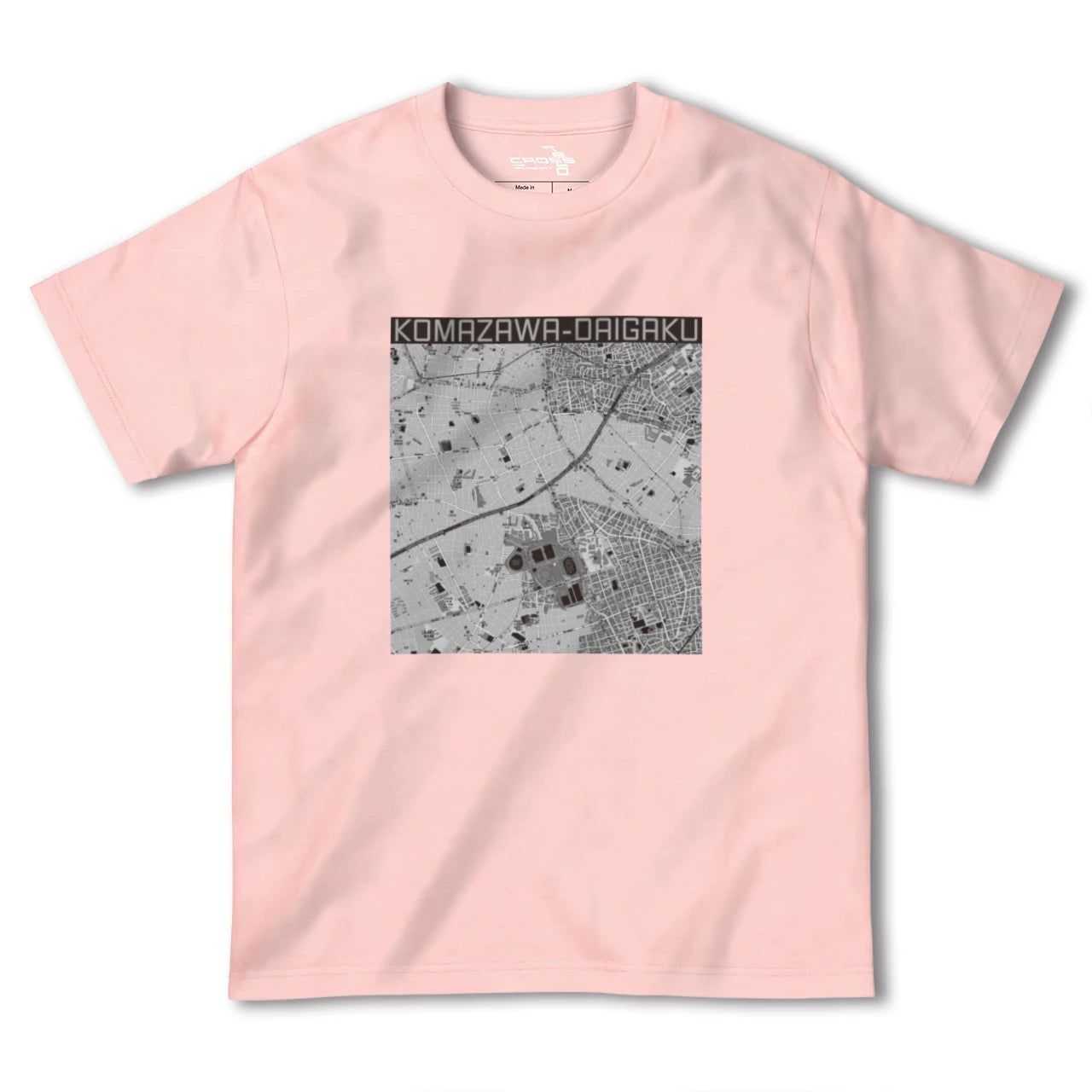 【駒沢大学（東京都）】地図柄ヘビーウェイトTシャツ
