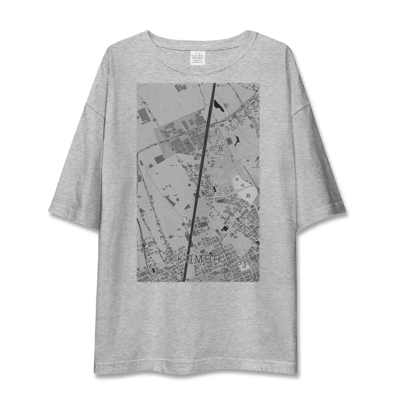 【今羽（埼玉県）】地図柄ビッグシルエットTシャツ