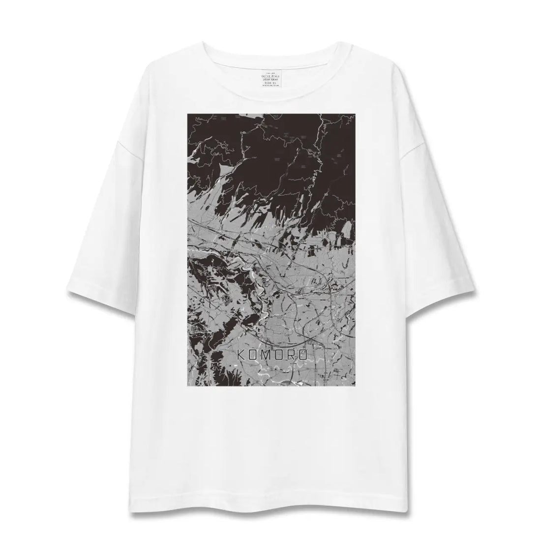 【小諸(長野県)】地図柄ビッグシルエットTシャツ