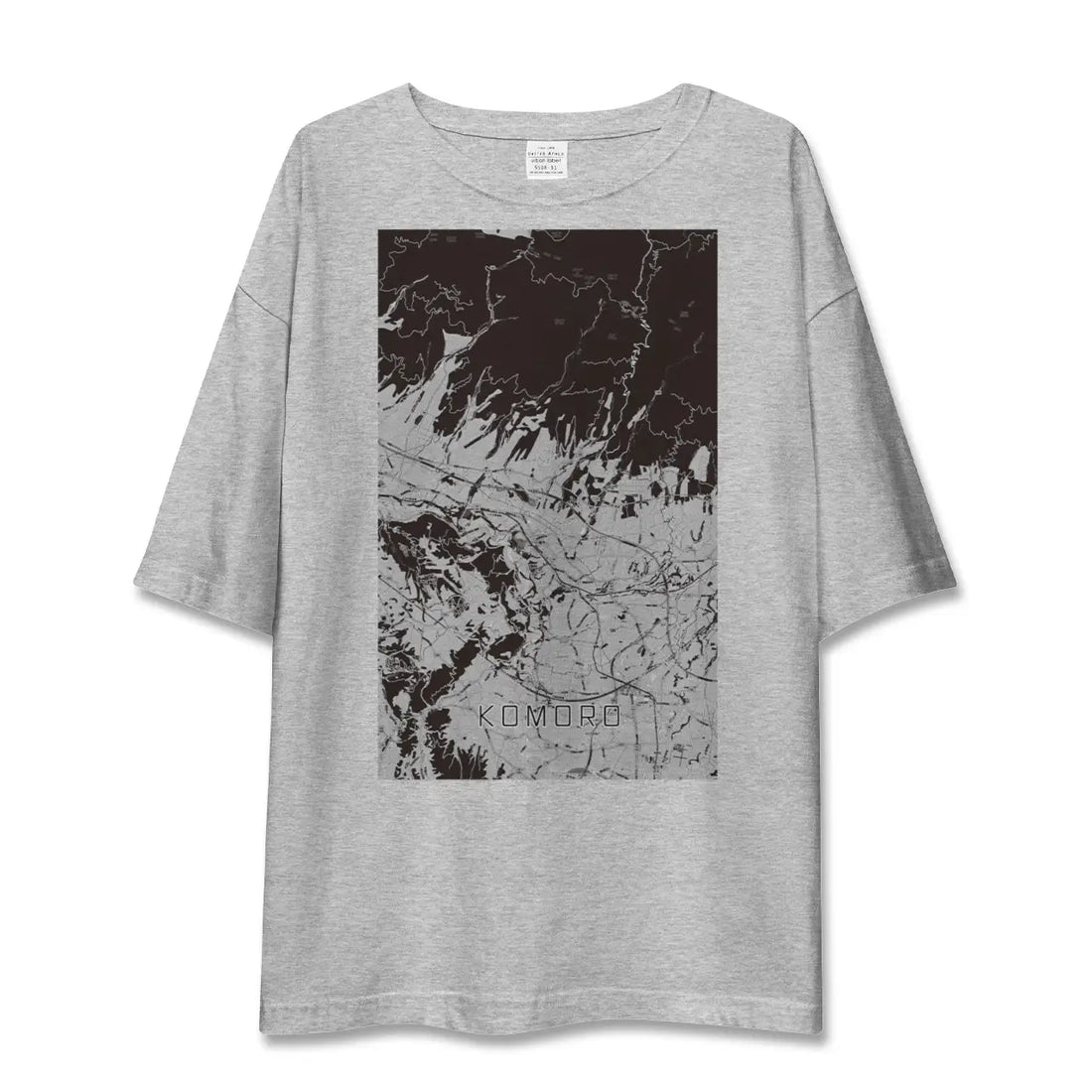 【小諸（長野県）】地図柄ビッグシルエットTシャツ