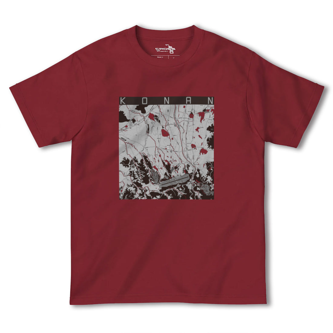 【香南(香川県)】地図柄ヘビーウェイトTシャツ