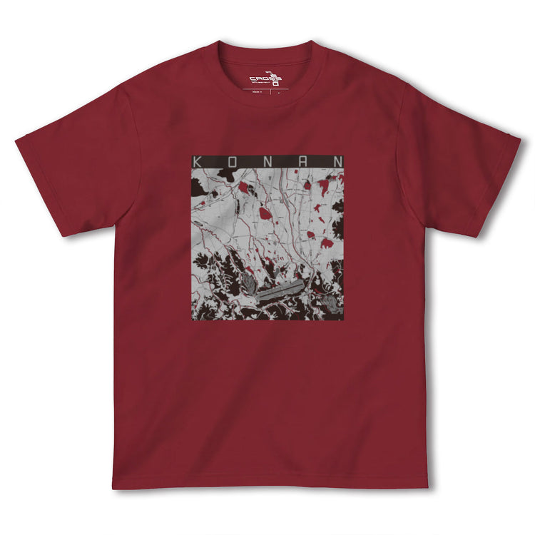 【香南（香川県）】地図柄ヘビーウェイトTシャツ
