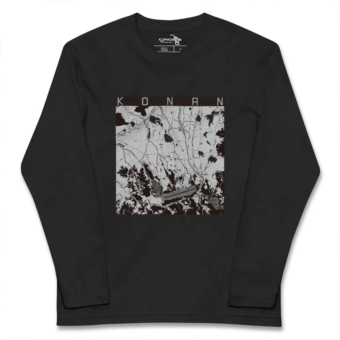 【香南(香川県)】地図柄ロングスリーブTシャツ