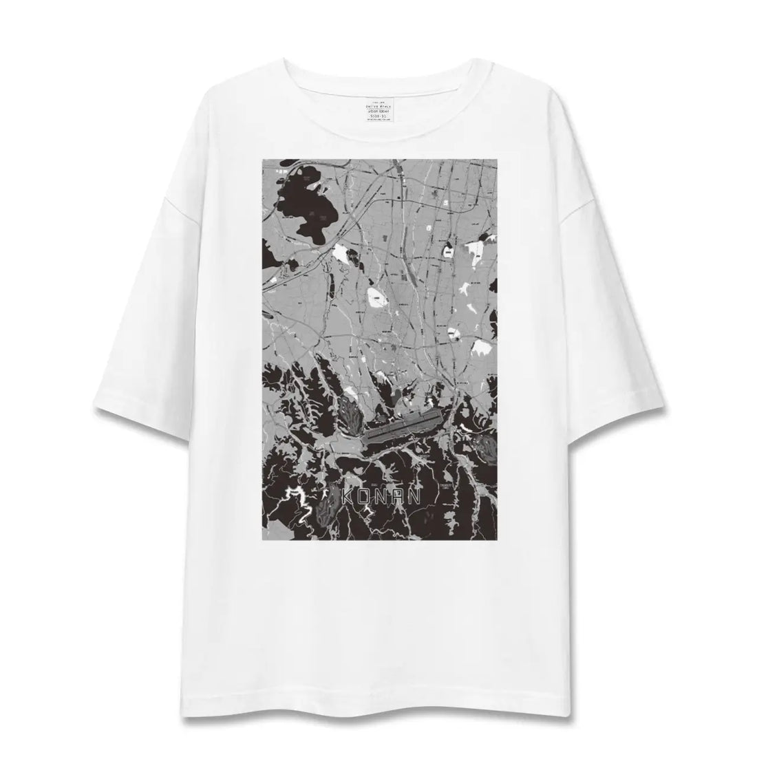 【香南(香川県)】地図柄ビッグシルエットTシャツ