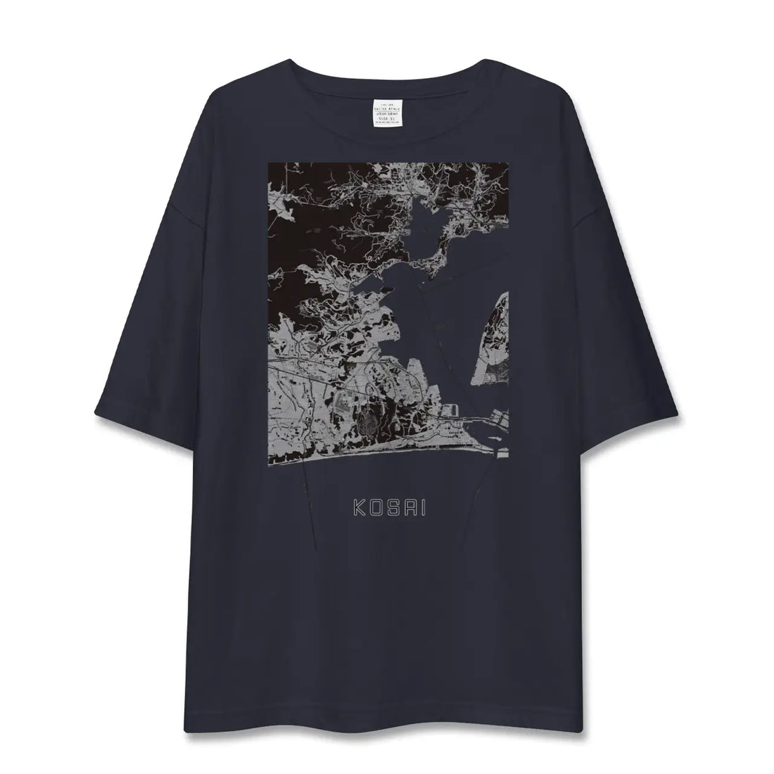 【湖西（静岡県）】地図柄ビッグシルエットTシャツ