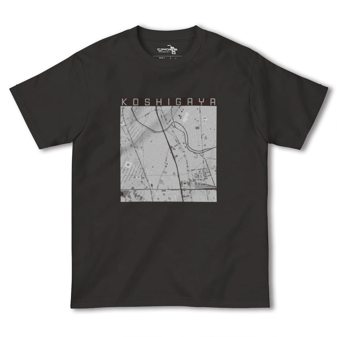 【越谷(埼玉県)】地図柄ヘビーウェイトTシャツ