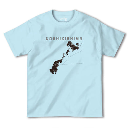 【甑島（鹿児島県）】地図柄ヘビーウェイトTシャツ