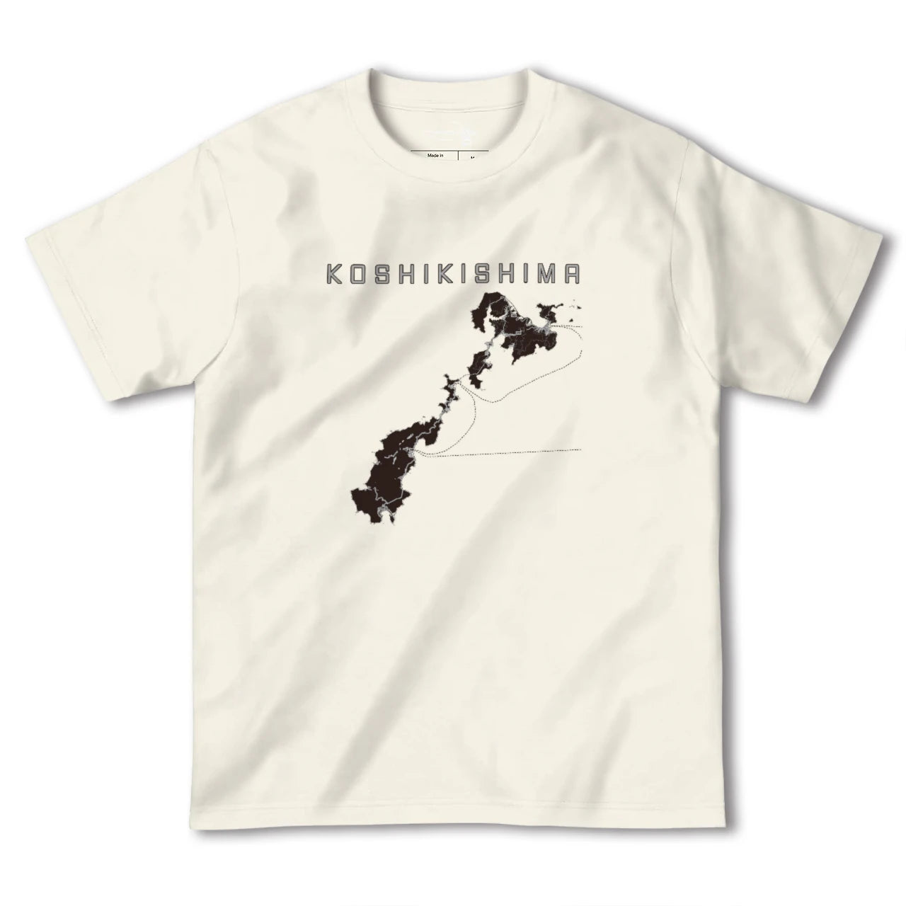【甑島（鹿児島県）】地図柄ヘビーウェイトTシャツ