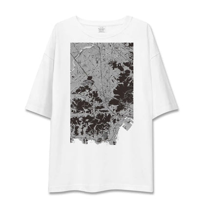 【幸田（愛知県）】地図柄ビッグシルエットTシャツ