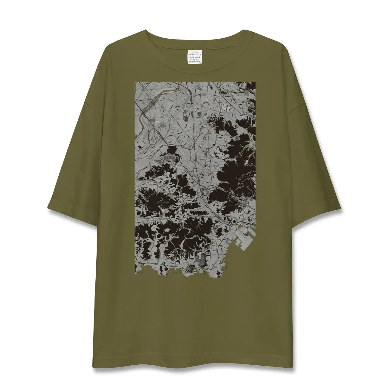 【幸田（愛知県）】地図柄ビッグシルエットTシャツ