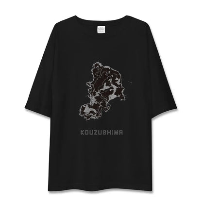 【神津島（東京都）】地図柄ビッグシルエットTシャツ