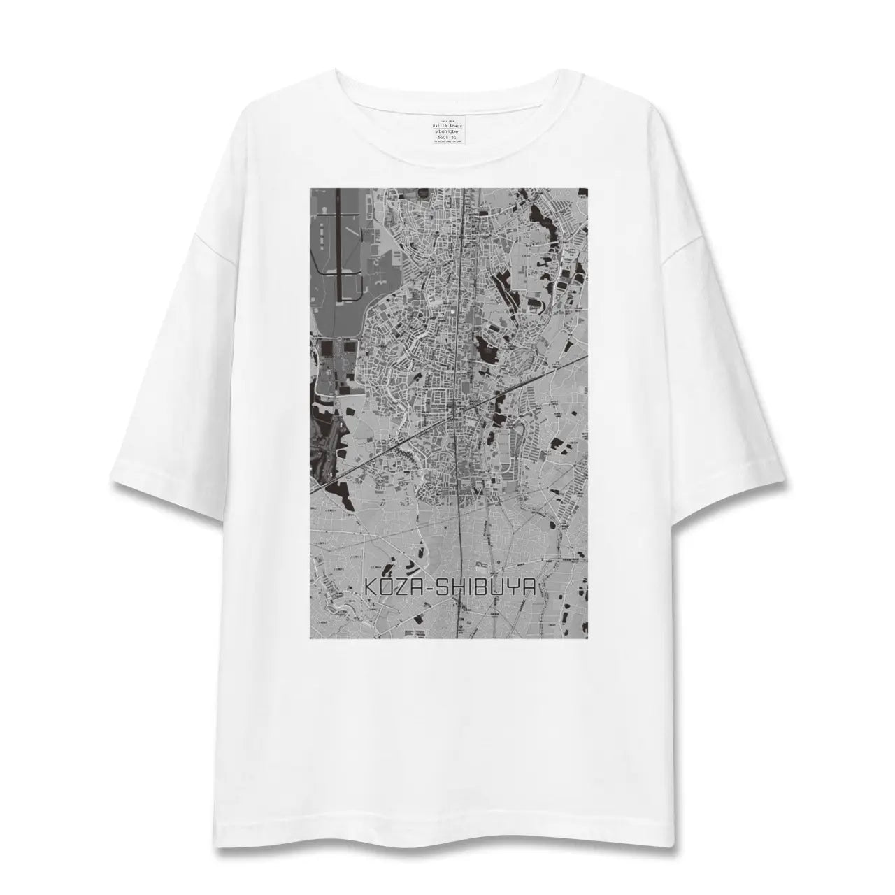 【高座渋谷（神奈川県）】地図柄ビッグシルエットTシャツ