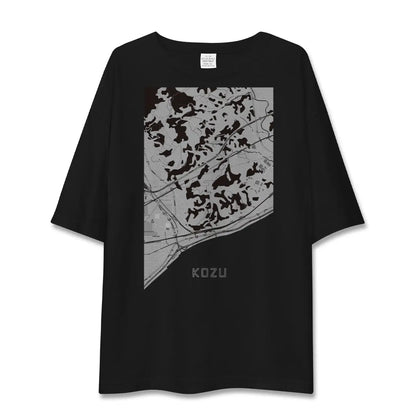 【国府津（神奈川県）】地図柄ビッグシルエットTシャツ