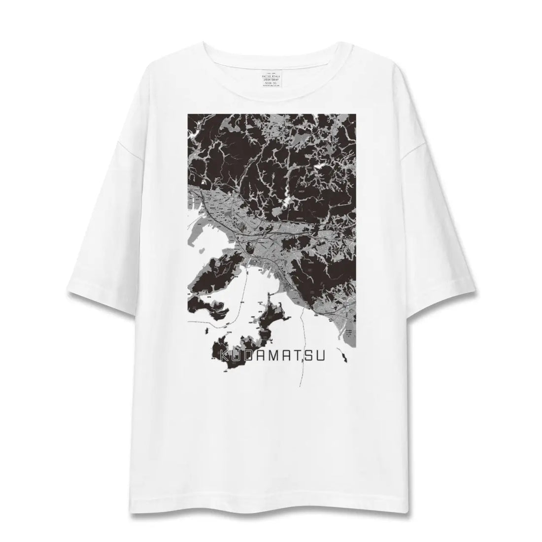 【下松(山口県)】地図柄ビッグシルエットTシャツ