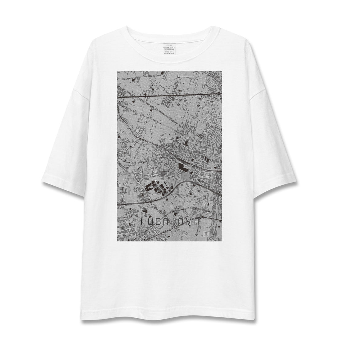 【久我山(東京都)】地図柄ビッグシルエットTシャツ