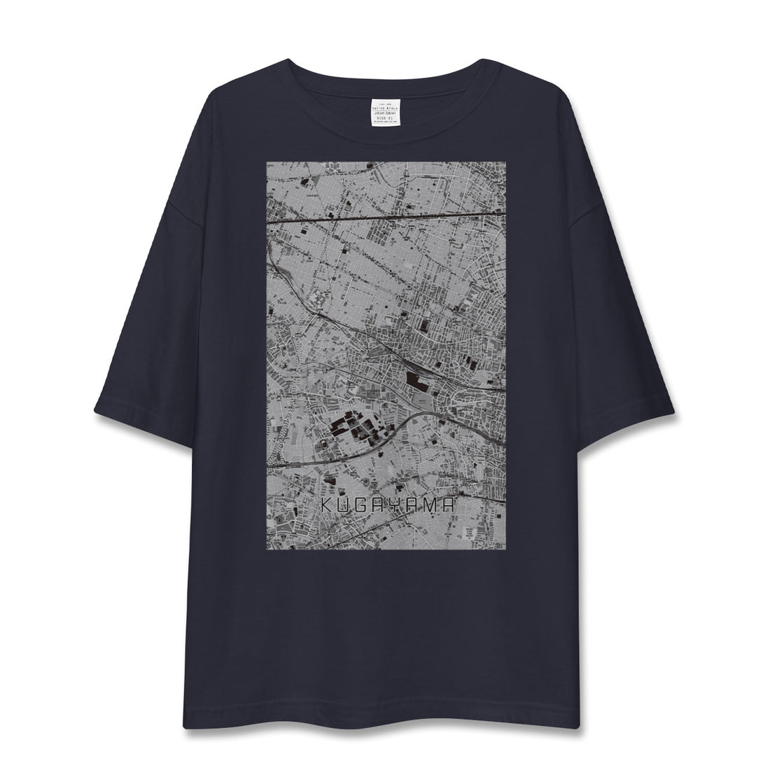 【久我山（東京都）】地図柄ビッグシルエットTシャツ