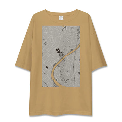 【鵠沼（神奈川県）】地図柄ビッグシルエットTシャツ