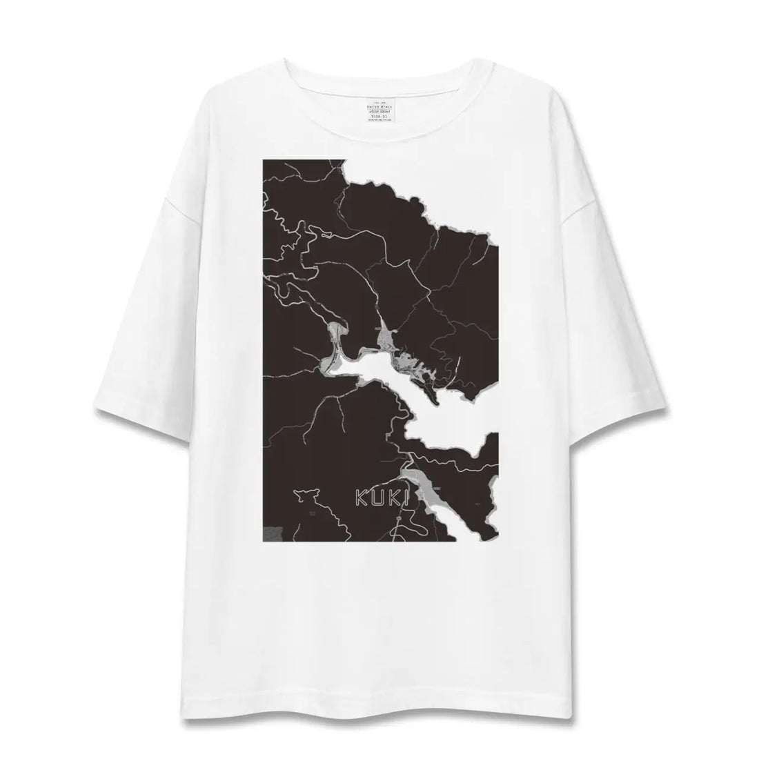 【九鬼(三重県)】地図柄ビッグシルエットTシャツ