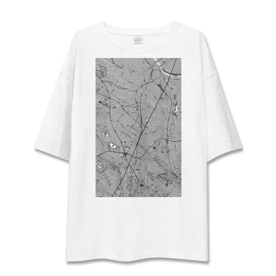 【久喜（埼玉県）】地図柄ビッグシルエットTシャツ
