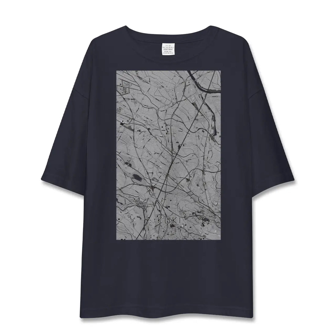 【久喜(埼玉県)】地図柄ビッグシルエットTシャツ