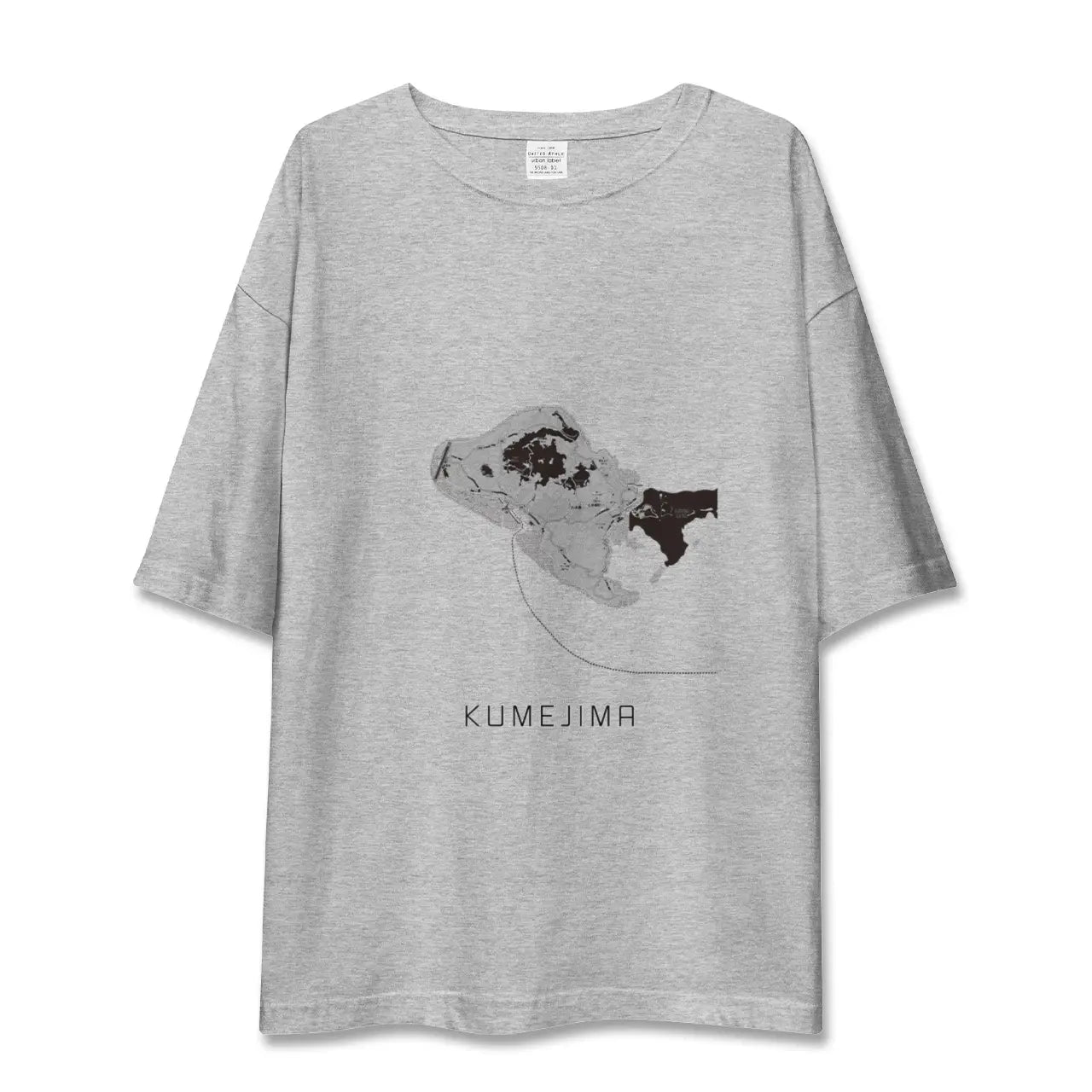 【久米島（沖縄県）】地図柄ビッグシルエットTシャツ