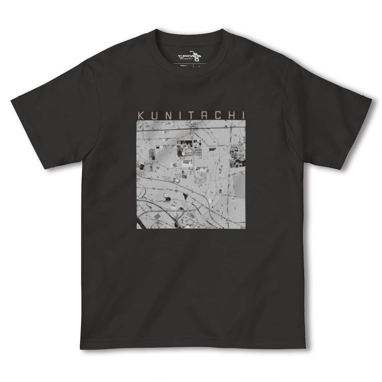 【国立（東京都）】地図柄ヘビーウェイトTシャツ