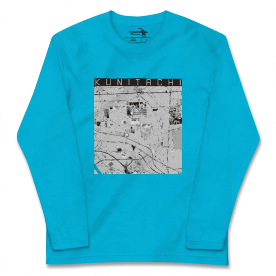 【国立（東京都）】地図柄ロングスリーブTシャツ