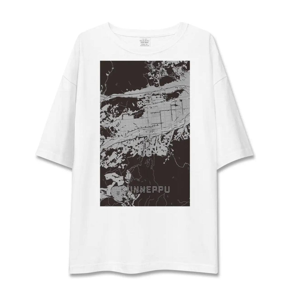 【訓子府(北海道)】地図柄ビッグシルエットTシャツ