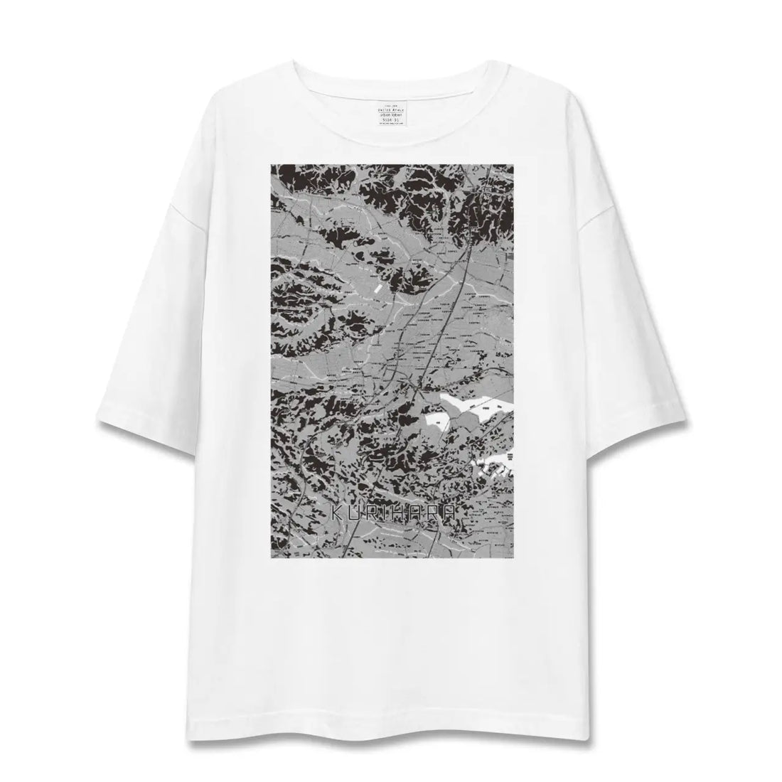 【栗原（宮城県）】地図柄ビッグシルエットTシャツ