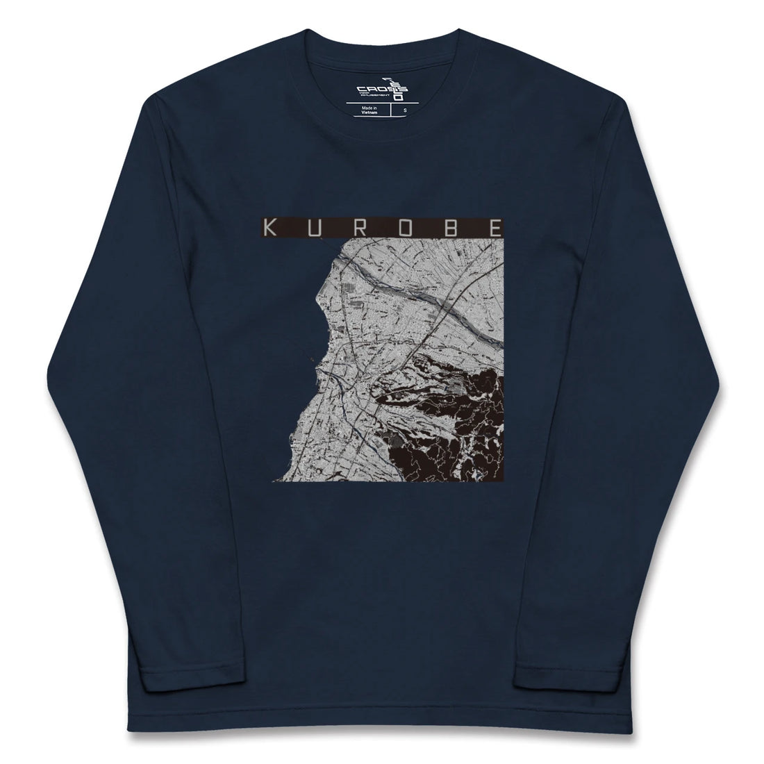 【黒部(富山県)】地図柄ロングスリーブTシャツ