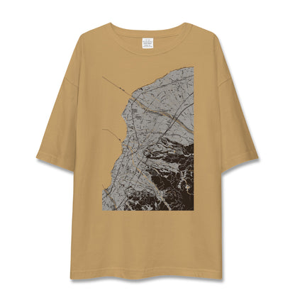 【黒部（富山県）】地図柄ビッグシルエットTシャツ