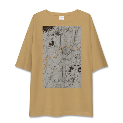 【久留米（福岡県）】地図柄ビッグシルエットTシャツ