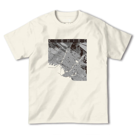 【釧路（北海道）】地図柄ヘビーウェイトTシャツ