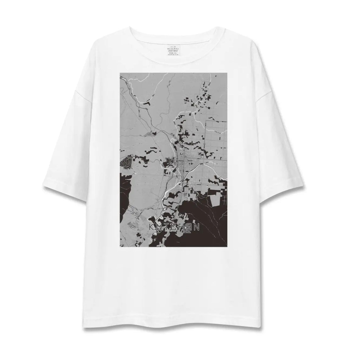 【倶知安(北海道)】地図柄ビッグシルエットTシャツ