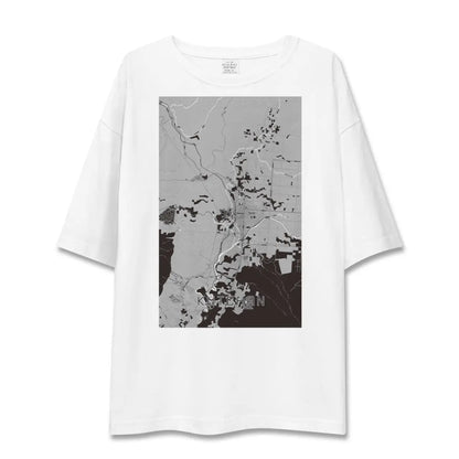 【倶知安（北海道）】地図柄ビッグシルエットTシャツ