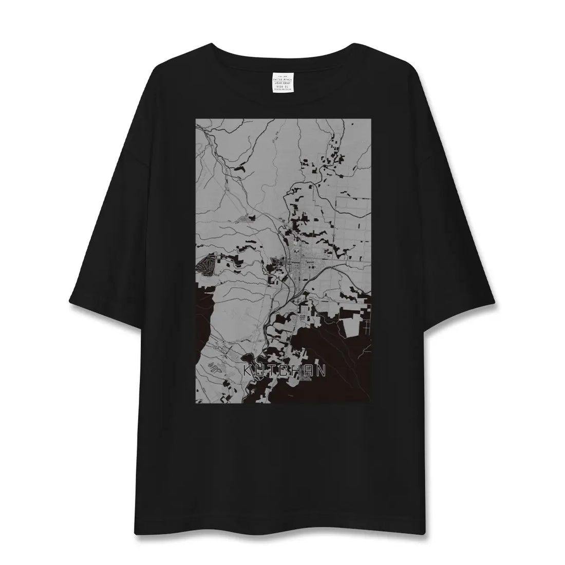 【倶知安(北海道)】地図柄ビッグシルエットTシャツ