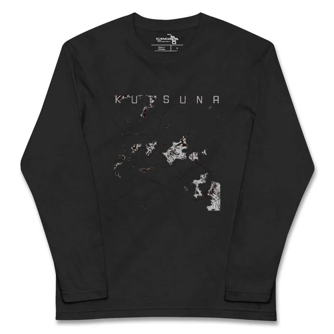 【忽那(愛媛県)】地図柄ロングスリーブTシャツ