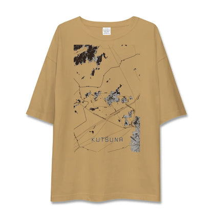 【忽那（愛媛県）】地図柄ビッグシルエットTシャツ