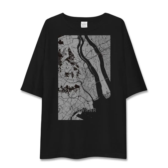 【桑名（三重県）】地図柄ビッグシルエットTシャツ
