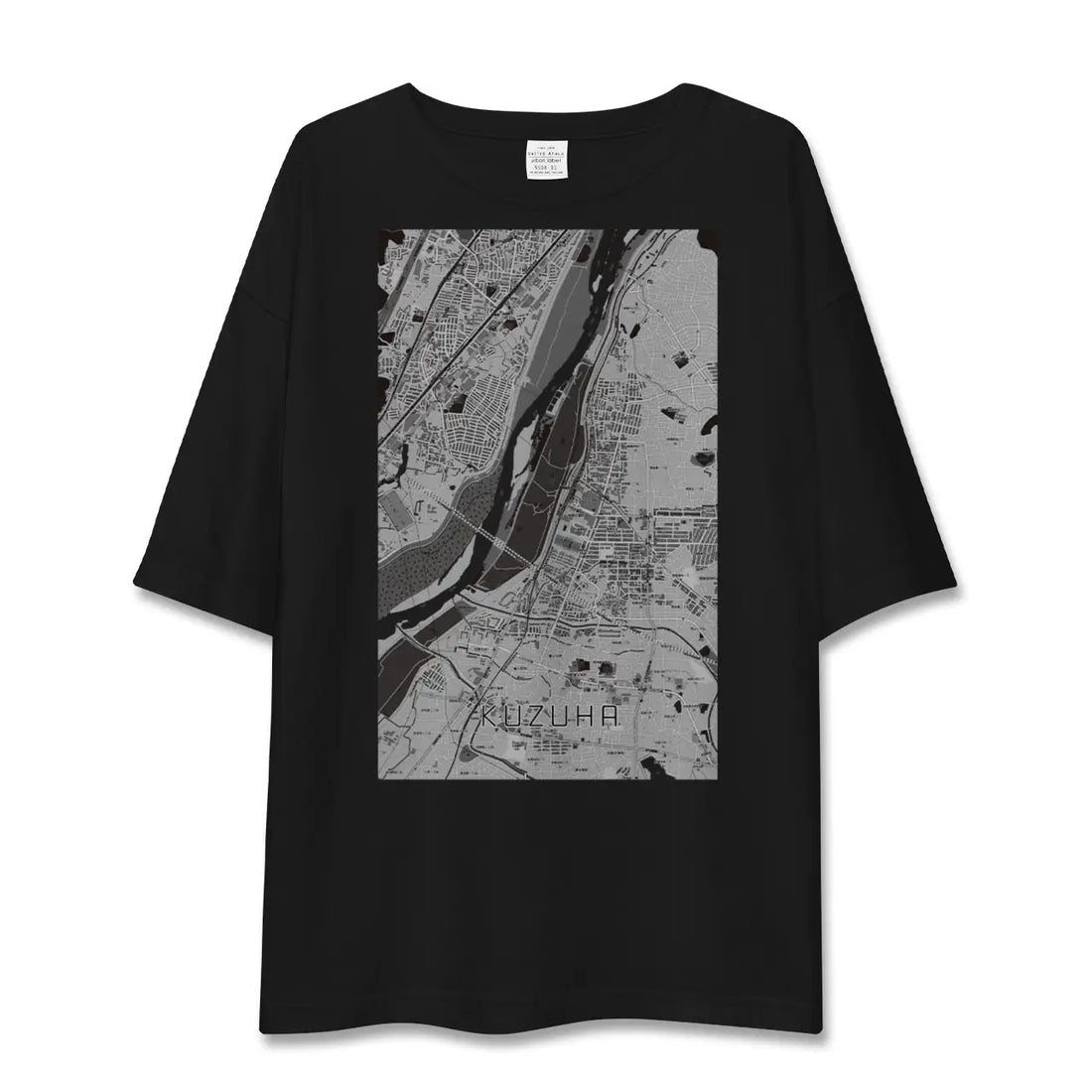 【樟葉(大阪府)】地図柄ビッグシルエットTシャツ